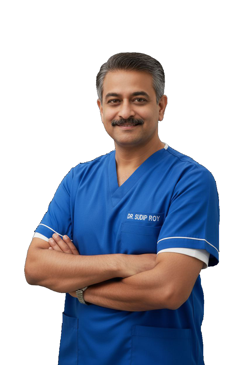 Dr. Sudip Roy in Scrubs